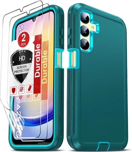 Miniatura 42 de LeYi Funda compatible con Samsumg Galaxy A05 4G: Galaxy A05 4G con resistente a los golpes, 3 en 1 de cuerpo completo, protección resistente