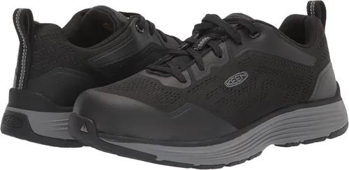 Miniatura 7 de KEEN Utility Zapatillas de trabajo industriales Sparta 2 de punta baja suave ESD para hombre, Gris negro (Steel GreyBlack), 9.5 Wide