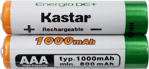 Kastar Dos baterías Ni-MH de 1.2 V 1000 mAh de repuesto para Sennheiser RS120 RS-120 RS130 RS-130 RS160 RS-160 RS170 RS-170 RS180 RS-180 RS195