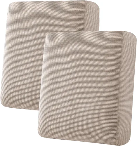 Miniatura 54 de H.VERSAILTEX Fundas Súper Elásticas para Asiento Individual, Fundas de Sofá, Fundas de Cojines, Juegos de Fundas, Tela Gruesa de Sarga con Textura
