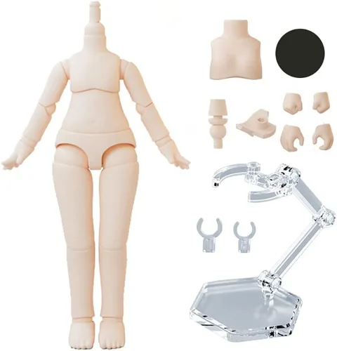 Miniatura 14 de Cuerpo de Muñeca BJD a Escala 1/12 9.6cm/11cm YMY2 Cuerpo de Figuras de Acción de Reemplazo Accesorios para Muñecas (Blanco Normal, 9.6cm)