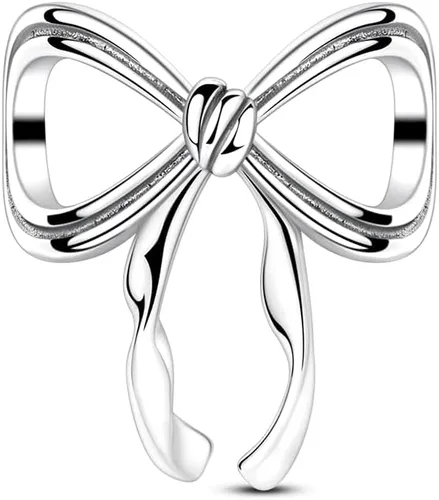 Miniatura 51 de Pulsera y collar de plata de ley 925 con dije de corazón, mariposa, loto, avión, viaje, lindo gato, cuentas, regalo para mujer