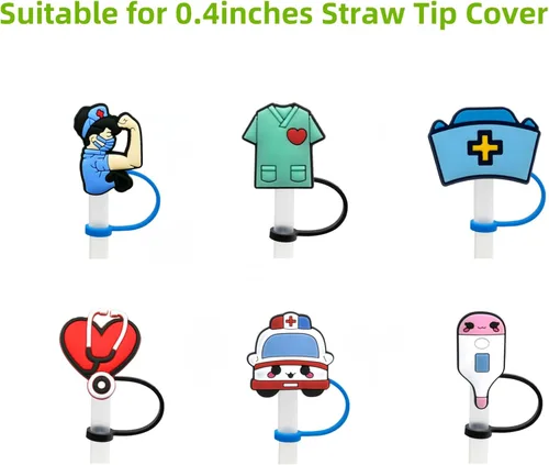Miniatura 2 de Cubiertas de pajitas para Stanley Cup, tapón reutilizable para beber, protector a prueba de salpicaduras, tapa protectora para accesorios de Stanley