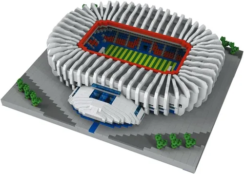 Miniatura 10 de Juegos de Bloques de Construcción Micro del Estadio de Fútbol de Barcelona, Juegos de Bloques de Construcción de Arquitectura de Mini Ladrillos