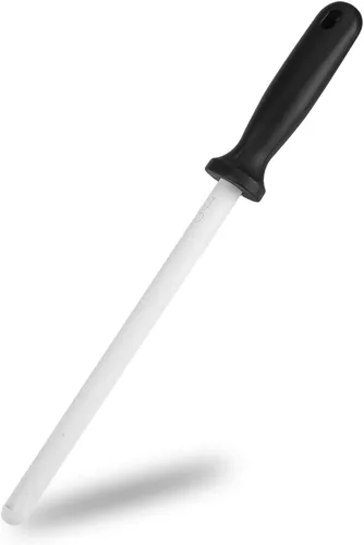 Varilla de afilar de acero de 8 pulgadas, varilla profesional para afilar cuchillos, varilla afiladora de cuchillos para cuchillo de cocina y tijeras