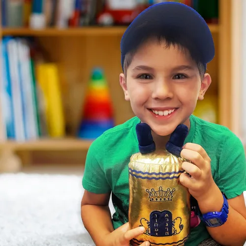 Miniatura 4 de Rite Lite Juguete de Torá de peluche suave mediano de 12 pulgadas de alto, regalos de Shabat, Shabbos, regalos judíos hebreos para niños, recuerdos