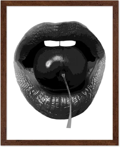 Miniatura 22 de Poster Master Impresión de labios dorados, póster de mordida de labio, arte moderno y minimalista, regalo bohemio para hombres y mujeres, diseño