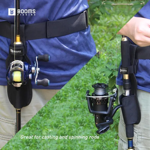 Miniatura 2 de Booms Fishing FB2 - Cinturón de pesca Wade para pesca, cinturón ajustable de nailon de 45 pulgadas de longitud máxima, cinturones Wade para lanzar