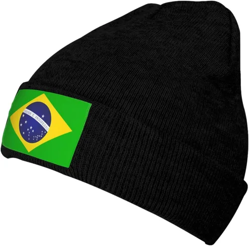 Miniatura 19 de Gorro de punto nacional para invierno y otoño, gorros para hombres y mujeres, gorro cálido con puños, gorro de esquí suave unisex
