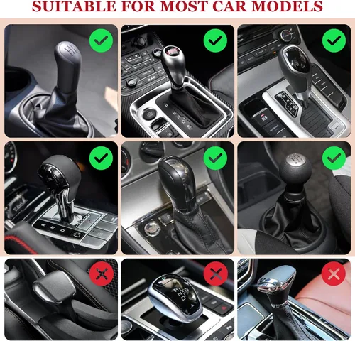 Miniatura 7 de Yajeea Sudadera con Capucha para Palanca de Cambios de Coche, Graciosa Sudadera Mini para Decoración de Coche, Cubierta Universal y Cálida para Pomo