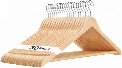 Perchas ecológicas con forma de arco, duraderas y delgadas, gancho antioxidante giratorio de 360°, perchas para trajes y abrigos con ranuras para