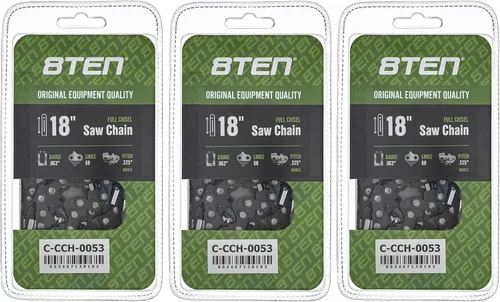 Miniatura 43 de 8TEN Cadena de motosierra semi cincel de 6 pulgadas .050 1/4 42 DL para Worx WG320 Black & Decker LLP120 (paquete de 3)