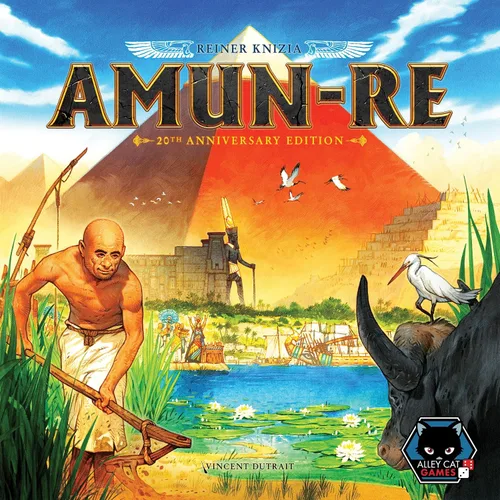 Miniatura 2 de Amun Re by Alley Cat Games Juego de mesa de estrategia A partir de 12 años 2 a 5 jugadores Juego clásico de subastas y construcción