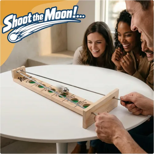 Miniatura 3 de We Games Dispara la Luna de madera maciza, 18 pulgadas