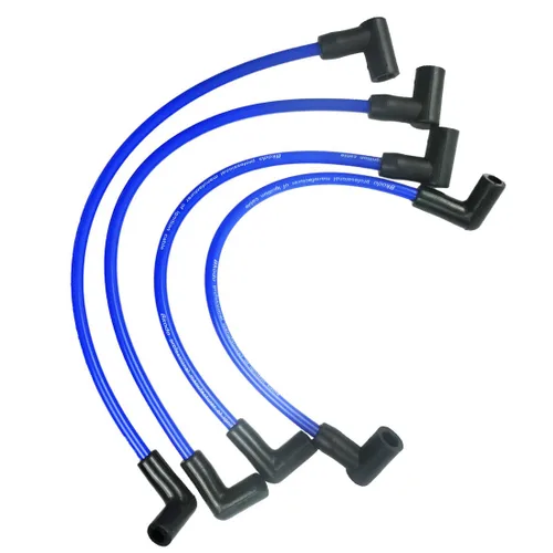 Juego de 4 cables de bujía marina, se adapta a Johnson Evinrude 90 115 HP, motores fuera de borda OE repuesto 18-8839 9-28092, juego de cables de
