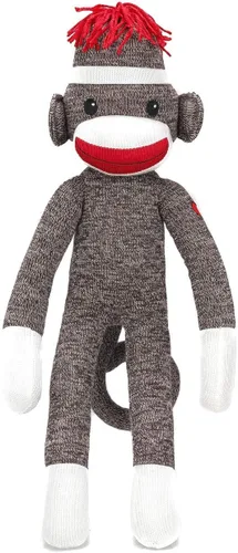 Miniatura 7 de Plushland Adorable Mono de Calcetines, El Original y Tradicional Juguete de Animal de Peluche Tejido a Mano - Regalo para Niños, Bebés, 16" púrpura