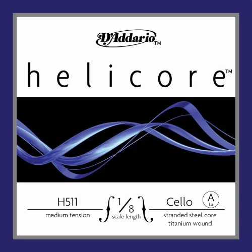 Miniatura 2 de D'Addario Helicore - Cuerda de violonchelo simple, escala 1/2, tensión media