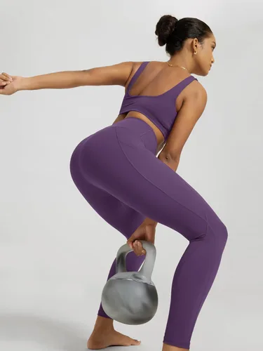 Miniatura 4 de ODODOS - Leggings de yoga de cintura alta para mujer con bolsillos, pantalones de yoga deportivos con control de abdomen, no se transparentan