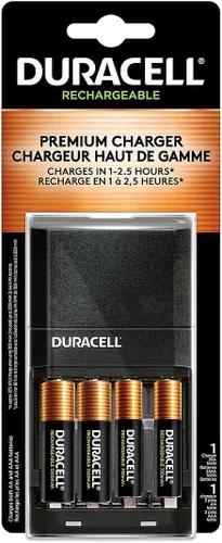 Miniatura 12 de Duracell Baterías AA recargables de 4 unidades, energía de larga duración, batería NiMH doble A precargada multiusos para dispositivos domésticos