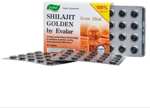 Miniatura 3 de Shilajit Golden Siberian Altai 60 Tabs