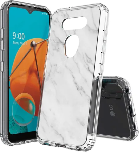 Miniatura 21 de Compatible con LG Aristo 5, funda transparente impresa, a prueba de golpes, arañazos, compatible con LG Phoenix 5/Fortune 3/Tribute Monarch/Risio 4