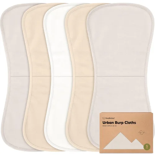 Miniatura 19 de Paños orgánicos para bebés, niños y niñas, paquete de 5, ultra absorbente, paño para eructar, ropa para recién nacidos, toalla para la leche, babero