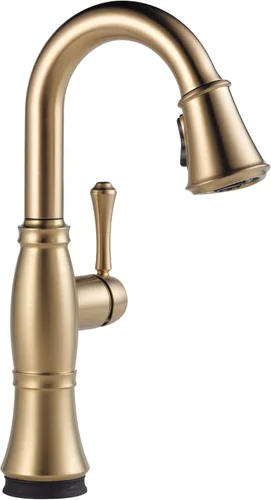 Miniatura 13 de Delta Cassidy Lumicoat Arctic Stainless 9997-AR-PR-DST - Grifo de barra de níquel cepillado con rociador extraíble, moderno grifo de fregadero
