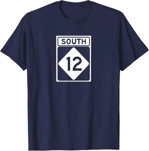Miniatura 48 de Highway 12 South NC Outer Banks North Carolina Hwy - Camiseta, Negro, S