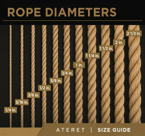 Miniatura 6 de ATERET Twisted ProManila - Cuerda UnManila I de 5/16 pulgadas x 600 pies, cuerda de polipropileno sintético de 3 hebras, multiusos, ligera