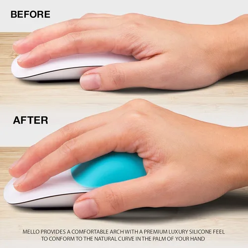 Miniatura 5 de Mello - Cojín de silicona compatible con Apple Magic Mouse 1 y 2 (azul arándano)