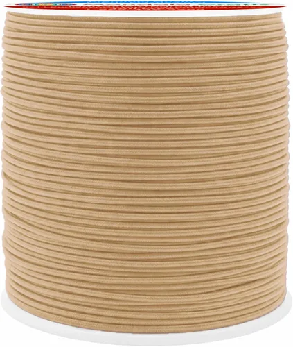 Miniatura 34 de Mandala Crafts Cuerdas elásticas color burdeos de 0.079 pulgadas para hacer joyas y cuentas, cuerda elástica de 76 yardas, hilo elástico redondo