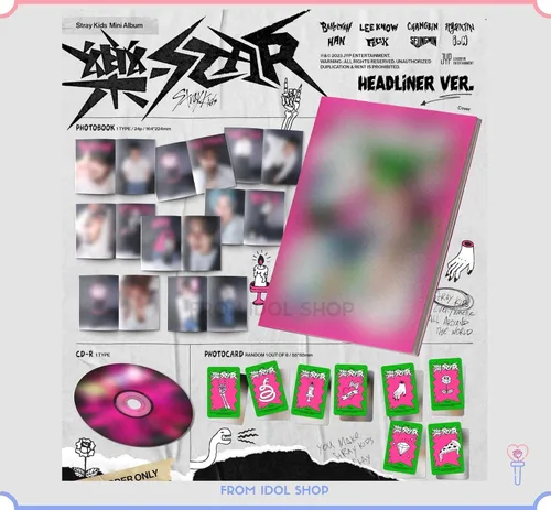 Miniatura 2 de Stray Kids -STAR ROCK-STAR 8º Mini álbum CD+Contenido+Tarjeta fotográfica+Tracking SKZ sellado (versión HEADLINER)