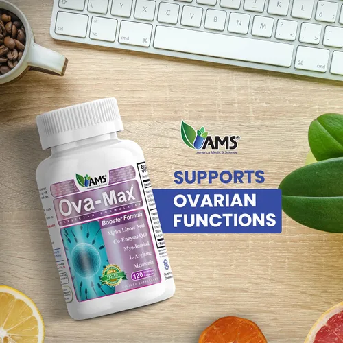 Miniatura 3 de America Medic & Science Vitaminas prenatales OVA-Max para mujeres (120 cápsulas) aumentan la fertilidad y la ovulación Ayuda para el embarazo