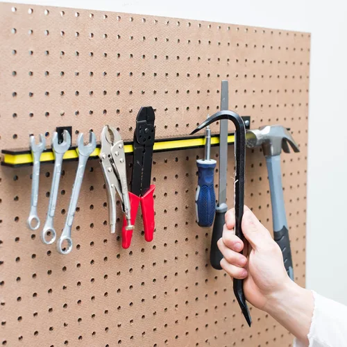 Miniatura 7 de Master Magnetics Organizador de herramientas de barra magnética de 24 pulgadas, soporte de almacenamiento magnético fácil de instalar para casa