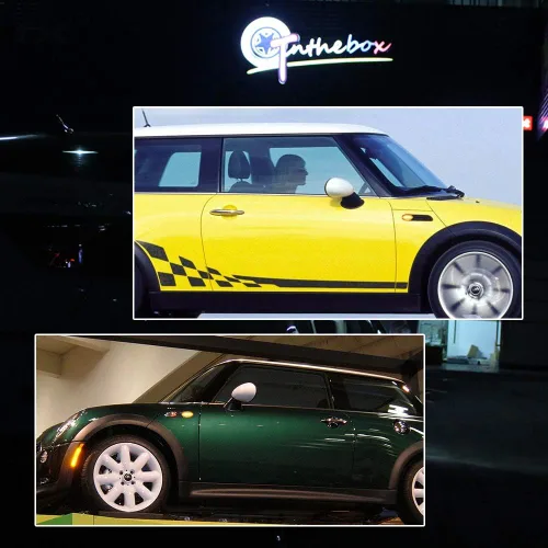 Miniatura 9 de Lente ahumada ámbar Led Fender lateral marcador luz luz de señal de giro para Mini Cooper R50 R52 R53