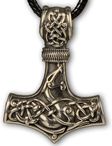 Miniatura 31 de Baldur Jewelry - Collar con Colgante de Martillo de Thor Mjölnir - Joyería Vikinga Nórdica de Thor - Collar de Thor - Regalos de Thor para Hombres