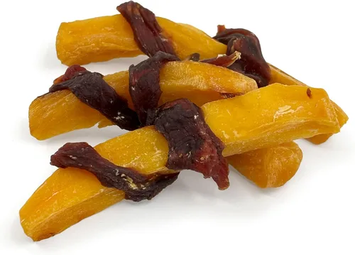 Miniatura 9 de Pet 'n Shape Sweet Potato Chews – Golosinas naturales de batata envuelta en pollo para perros - 42 onzas