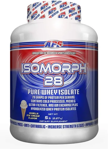 Miniatura 14 de APS Nutrition Isomorph 28 Proteína en polvo Aislado de suero puro Aislados prensados en frío, ultrafiltrados e intercambio iónico 0.99 oz