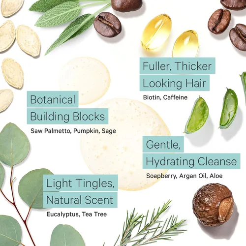 Miniatura 4 de Tree To Tub Paquete de champú y acondicionador de biotina voluminizadora, para un cabello más grueso, fuerte y brillante, formulado con colágeno