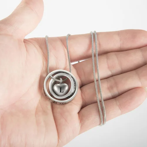 Miniatura 2 de Urn Necklace for Ashes for Women Ring Urn Necklaces Cross Cremation Jewelry Heart Necklace for Ashes Cremation Jewlery for Ashes for Men Memorial