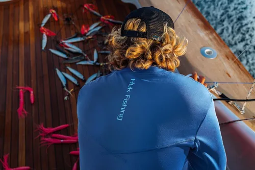 Miniatura 4 de HUK Icon X Camisa de pesca de manga larga para hombre