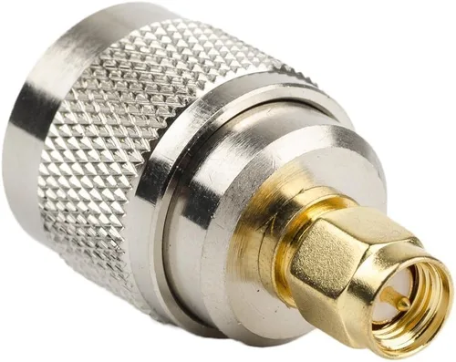 Miniatura 2 de Paquete de 2 adaptadores de conector macho SMA a UHF PL-259 macho para radio CB aficionada