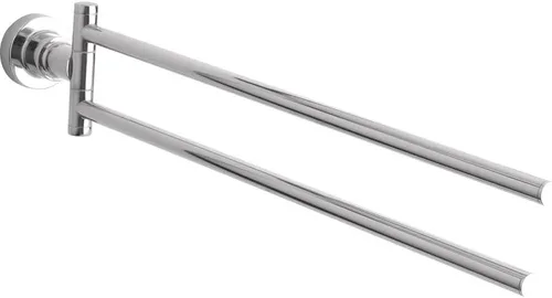 Miniatura 20 de tesa SMOOZ - Portarrollos de papel higiénico de metal cromado sin tapa para baños e inodoros de invitados, incluye solución de pegamento extraíble
