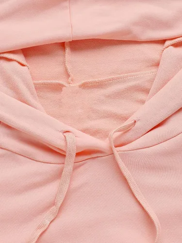 Miniatura 3 de Sudadera SweatyRocks corta con capucha, manga larga, con estampado de gato, para mujer
