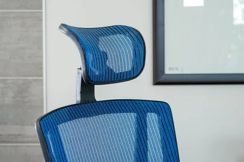 Miniatura 8 de Silla de oficina ergonómica ajustable negra de 53 pulgadas de alto, silla ergonómica de oficina en casa, silla ergonómica con reposacabezas, sillas