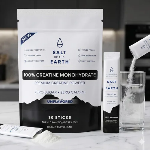 Miniatura 18 de Salt of the Earth - Polvo de electrolitos premium sin azúcar - Hecho con sal rosa del Himalaya - Paquetes de polvo para hidratación Ingredientes