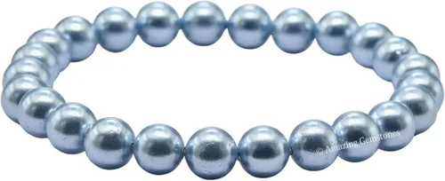 Miniatura 479 de Amazing Gemstone Pulsera de cristal para mujeres y hombres, pulsera de cristal curativo de protección, pulsera elástica con cuentas de piedras