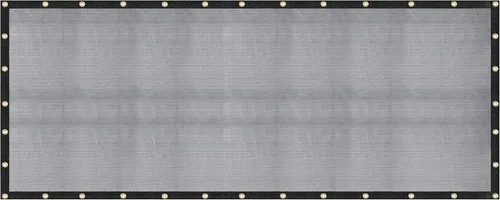 Miniatura 13 de Lona de punto de malla color negro con ojales, 60-70% de sombra, Negro