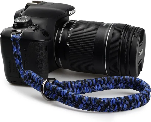 SUNYA Correa de muñeca para cámara, cordón de mano hecho de Paracord para fotógrafos para asegurar DSLR. Accesorio de calidad máxima anillo D