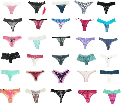 Miniatura 3 de Paquete de ropa interior para mujer, tanga con espalda en T, tanga con tanga
